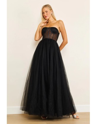 Corset Prom Party Dress Formal Ball Gown