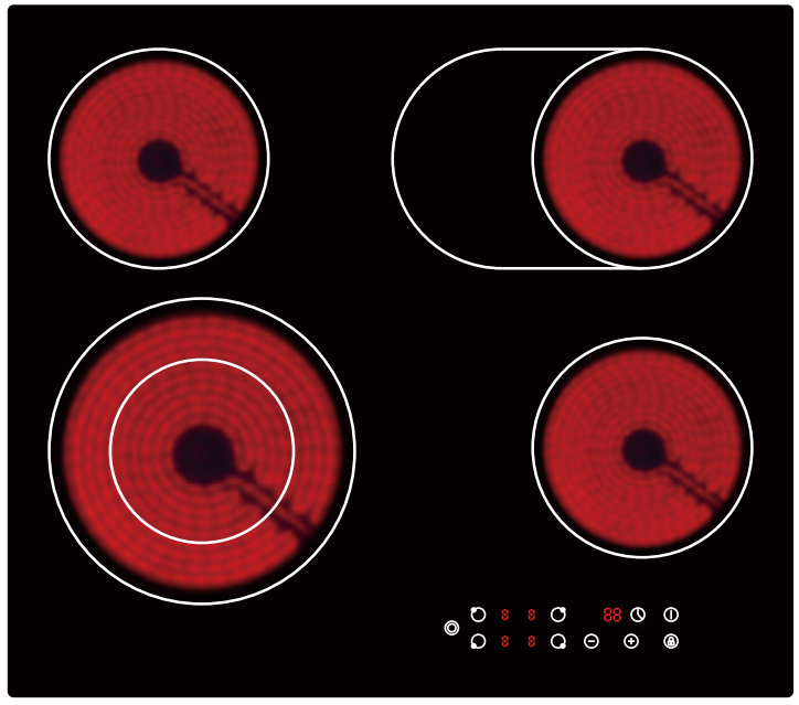 60CM BUILT IN CERAMIC HOB