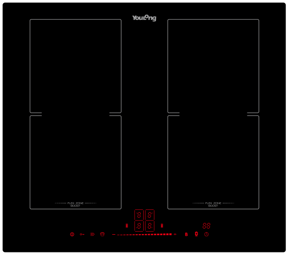 60CM BUILT IN  INDUCTION HOB