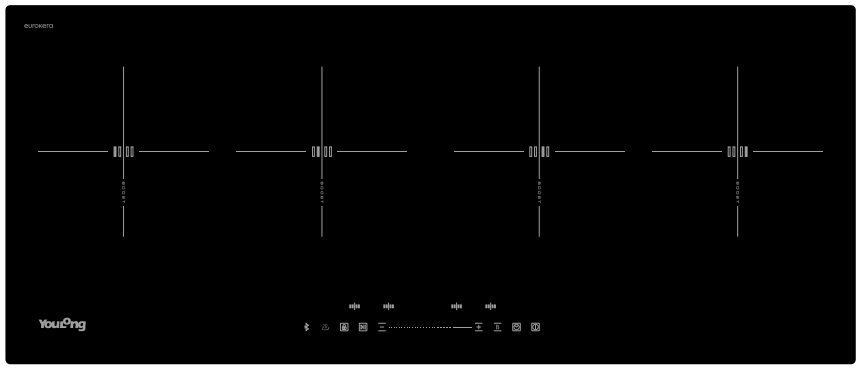 90CM Integrated Cooker Downdraft